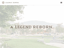 Tablet Screenshot of galwaydowns.com